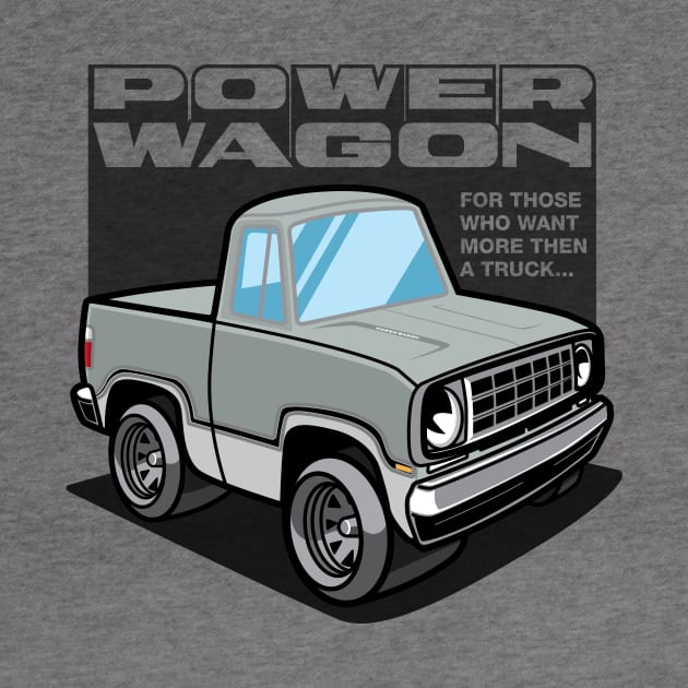 Silver Cloud Iridescent - Power Wagon (White Base) by jepegdesign